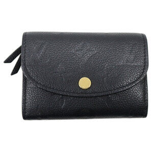 Louis Vuitton Porte Monnaie Wallet Rosary Black